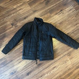 Boys, black north face jacket